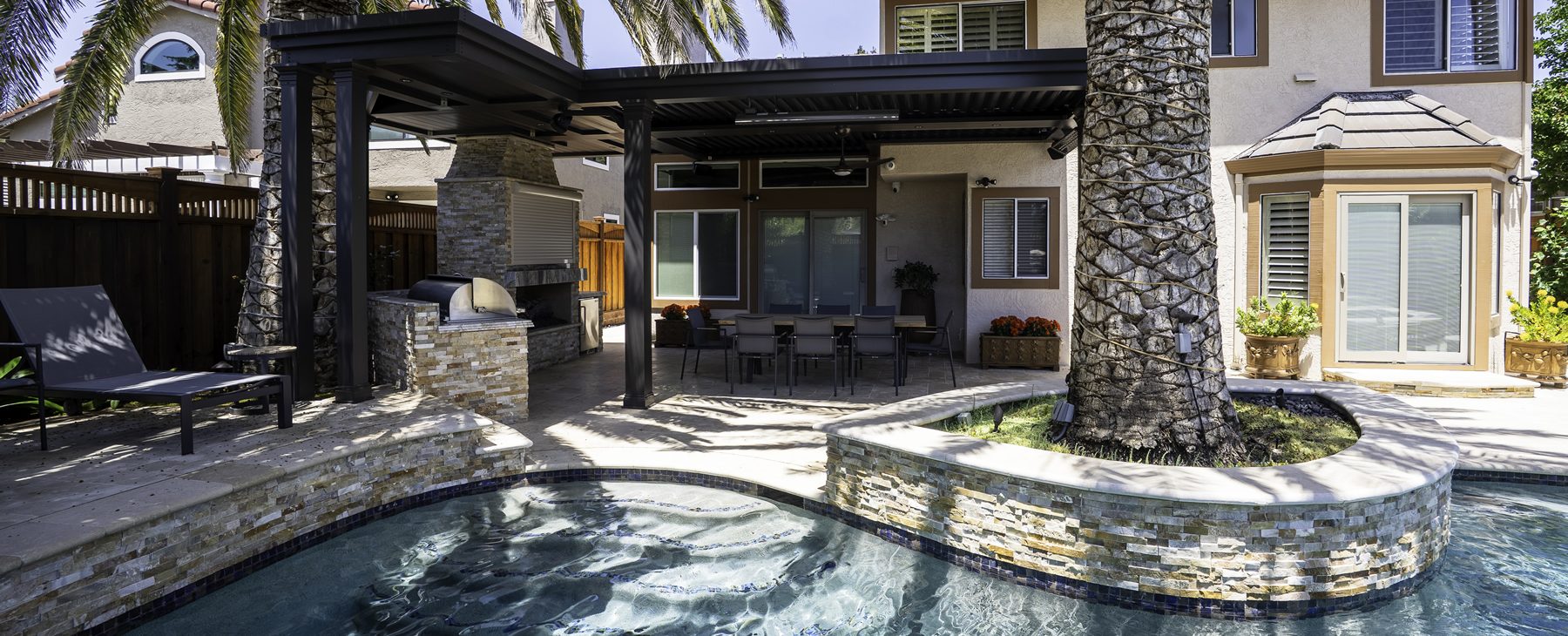 Back yard pool design
